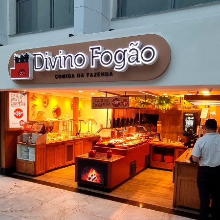 Logo da loja divino fogão